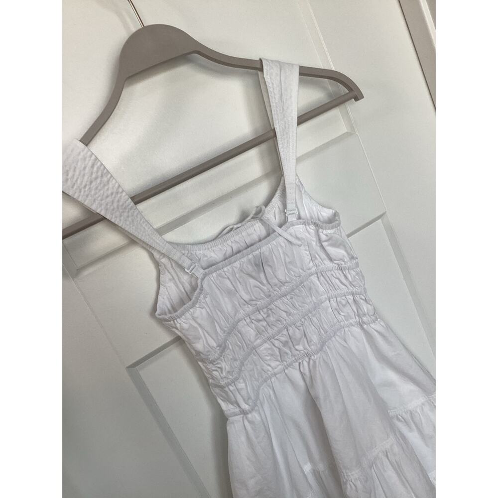 Aritzia Sunday Best Women's Martine Admiral Poplin Mini Dress Bohemian White 2XS - Picture 8 of 16